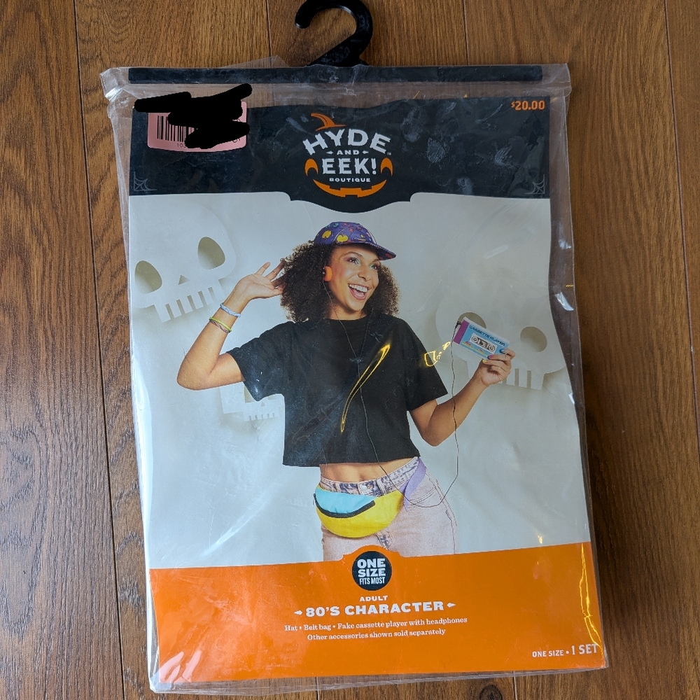 Hyde & Eek! 80's Character Costume Accessory Set OSFM Adult NIB